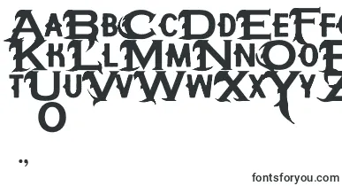 HipotesiS font – letter Fonts
