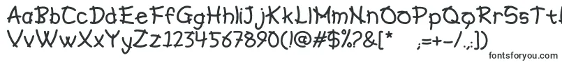 Шрифт Hiroshio – смешные шрифты