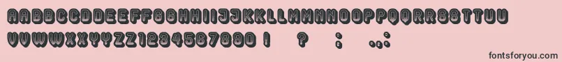 HocusPocus Font – Black Fonts on Pink Background