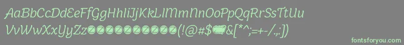 Подробнее о шрифте Holden Light Italic trial Шрифт Holden Light Italic trial – зелёные шрифты на сером фоне