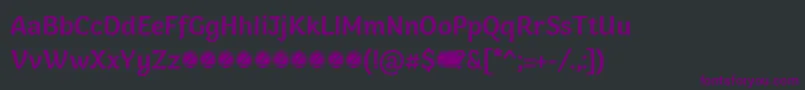 Holden Medium trial Font – Purple Fonts on Black Background
