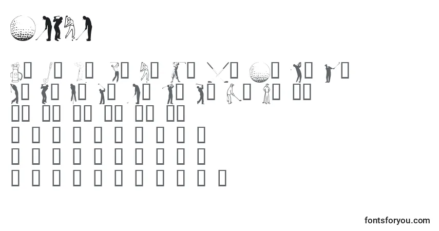 Шрифт HOLEO    (129758) – алфавит, цифры, специальные символы