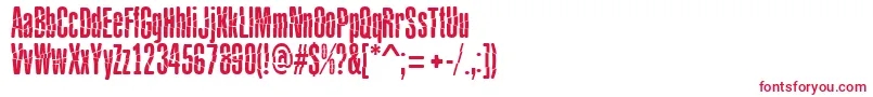 BabalusaCutFont Font – Red Fonts