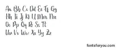 Holidays Handbrush Typeface-fontti