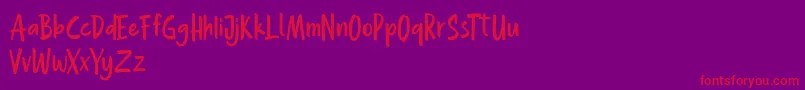 Police Hollaboi FREE – polices rouges sur fond violet