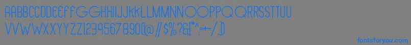Hollen amare sans   DEMO-Schriftart – Blaue Schriften auf grauem Hintergrund