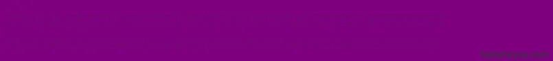 フォントHollywood – 紫の背景に黒い文字