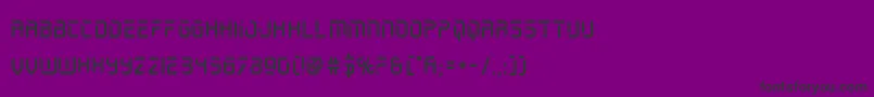 holojacket Font – Black Fonts on Purple Background