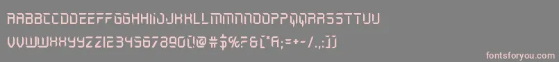 holojacket Font – Pink Fonts on Gray Background