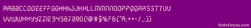 holojacket Font – Pink Fonts on Purple Background
