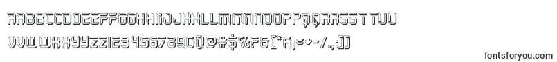 Шрифт holojacket3d – прямые шрифты