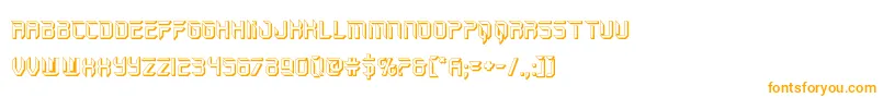 holojacket3d-Schriftart – Orangefarbene Schriften