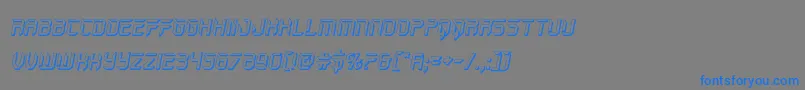 holojacket3dital-Schriftart – Blaue Schriften auf grauem Hintergrund