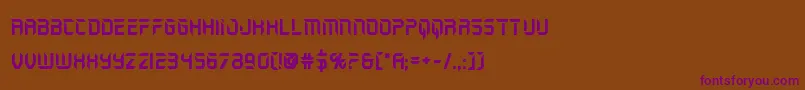 Шрифт holojacketbold – фиолетовые шрифты на коричневом фоне