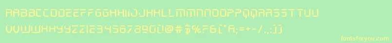 holojacketexpand Font – Yellow Fonts on Green Background