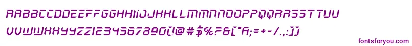 holojacketexpandital Font – Purple Fonts on White Background