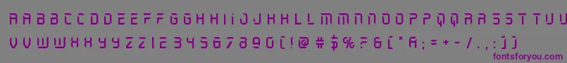 holojackettitle Font – Purple Fonts on Gray Background