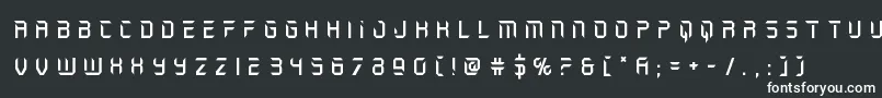 フォントholojackettitle – 白い文字