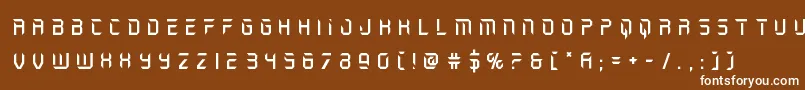 holojackettitle Font – White Fonts on Brown Background