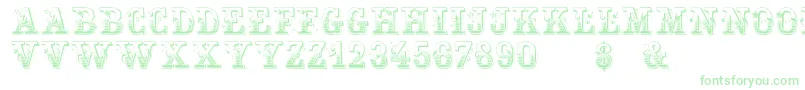 Holtzschue Regular-Schriftart – Grüne Schriften