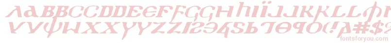 Шрифт Holyv2ei – розовые шрифты