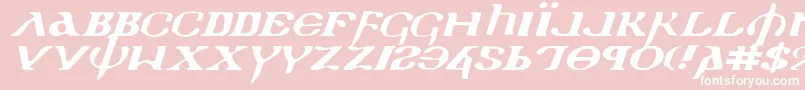 Holyv2ei Font – White Fonts on Pink Background