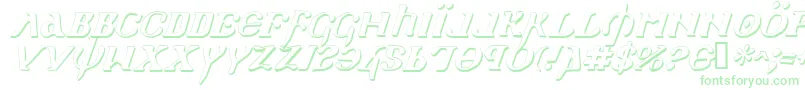 Holyv2si-Schriftart – Grüne Schriften