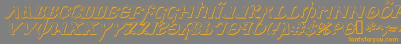 More about Holyv2si Font Holyv2si Font – Orange Fonts on Gray Background