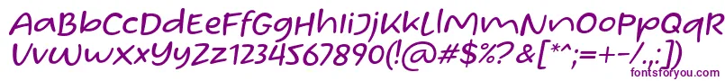 Homade McRacken Slant Font by Situjuh 7NTypes-fontti – violetit fontit