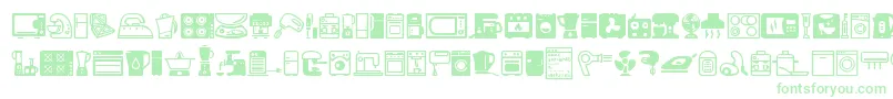 Home Appliances Font – Green Fonts