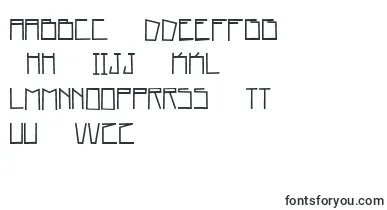 home square   BC font – esperanto Fonts