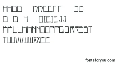 home square   BC font – maltese Fonts