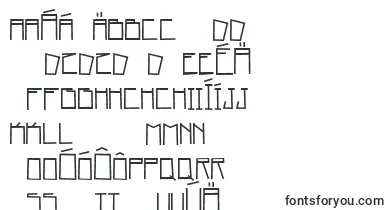 home square   BC font – slovak Fonts