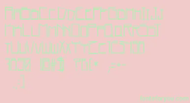 home square   BC font – Green Fonts On Pink Background
