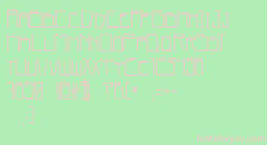 home square   BC font – Pink Fonts On Green Background