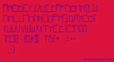 home square   BC font – Purple Fonts On Red Background