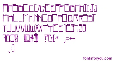 home square   BC font – Purple Fonts On White Background