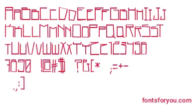 home square   BC font – Red Fonts