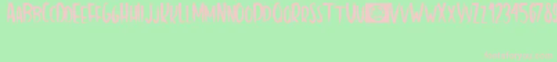 home sweet home Font – Pink Fonts on Green Background