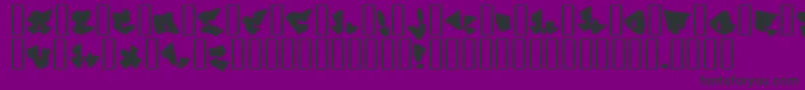 homeboy Font – Black Fonts on Purple Background