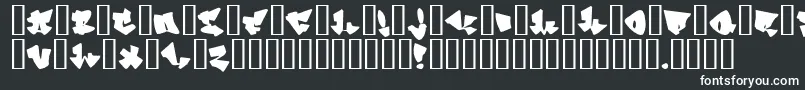homeboy Font – White Fonts on Black Background