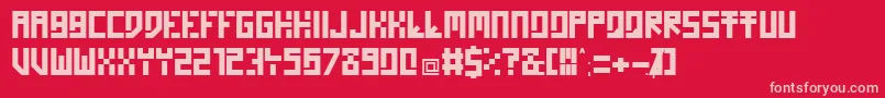 Подробнее о шрифте HOMON Шрифт HOMON – розовые шрифты на красном фоне
