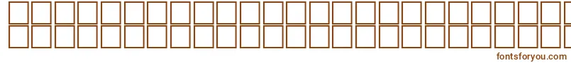 AlBattarOutline Font – Brown Fonts on White Background