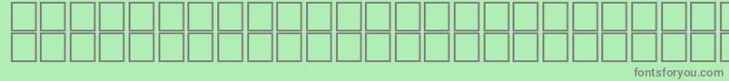 AlBattarOutline Font – Gray Fonts on Green Background