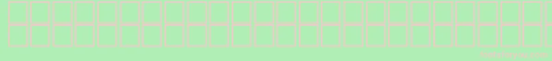 AlBattarOutline Font – Pink Fonts on Green Background