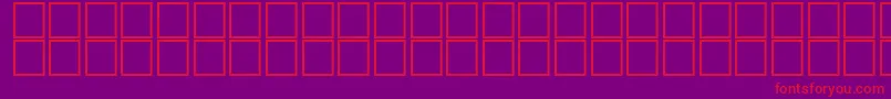 AlBattarOutline Font – Red Fonts on Purple Background