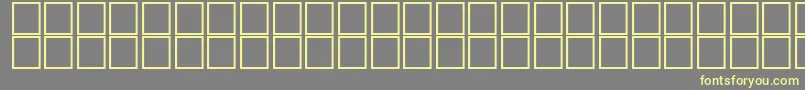 AlBattarOutline Font – Yellow Fonts on Gray Background