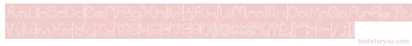 HONESTLY HOLLOW INVERSE Font – Pink Fonts