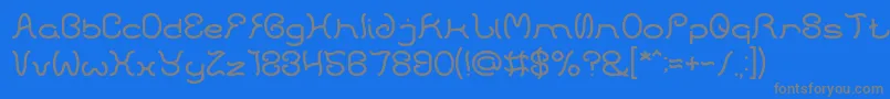 Weitere Informationen zur HONESTLY LIGHT-Schriftart HONESTLY LIGHT-Schriftart – Graue Schriften auf blauem Hintergrund
