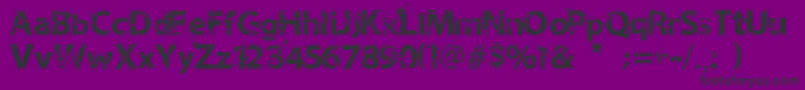 NeotrashMilabrya Font – Black Fonts on Purple Background